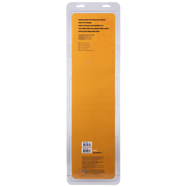 Geaderde Double Header - Dildo met Dubbele Einden - 18 / 45 cm - Afbeelding 3