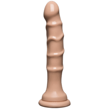 Slimline Dong met Zuignap - 5.5 / 13 cm - Vanille