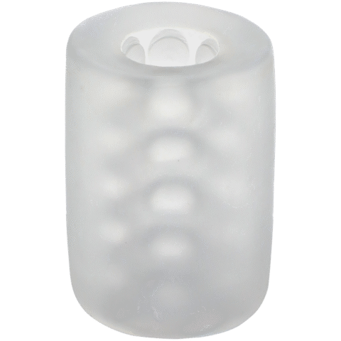 Glow Helping Head - Masturbator Sleeve - Frost / Groen Gloed