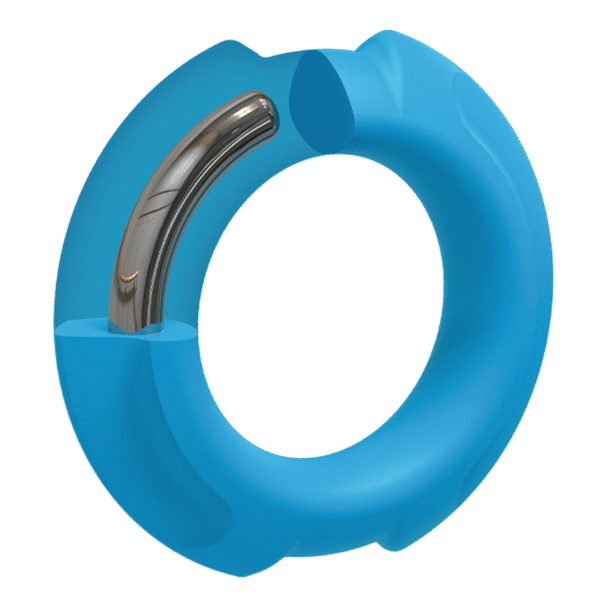 Flexisteel - Silikon Binnen Metaal Kern - 35 mm - Blauw - Afbeelding 3