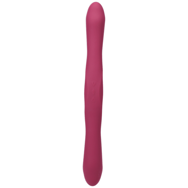 Duet - Dubbel Eind Vibrator met Draadloze Afstandsbediening - Berry