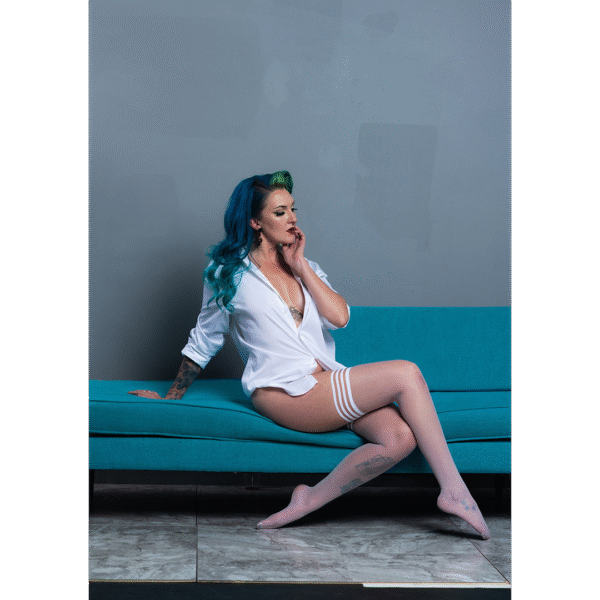 Ashley - Thigh High - A - Wit - Afbeelding 3