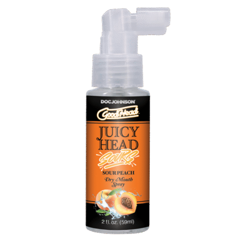 Juicy Head - Dry Mouth Spray - Sour Peach - 2 fl oz / 60 ml