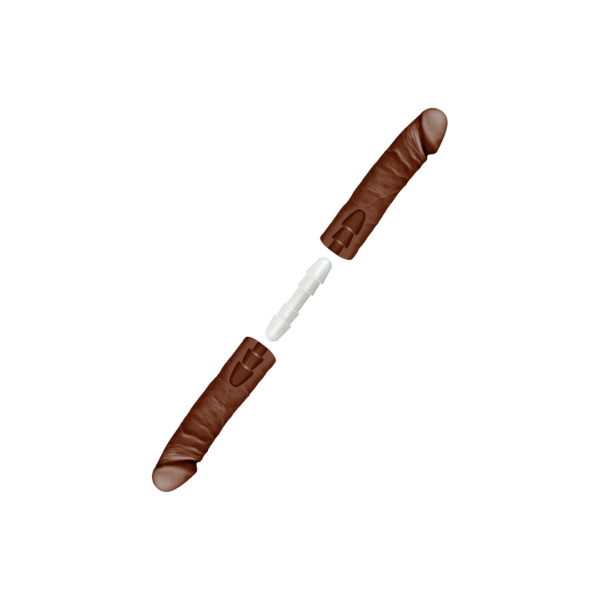 Double D - Realistic Double ULTRASKYN Dildo - 16 / 40 cm - Afbeelding 3