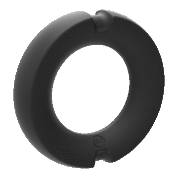 De Paradox - Silicone/Metal Cock Ring - 35mm - Zwart