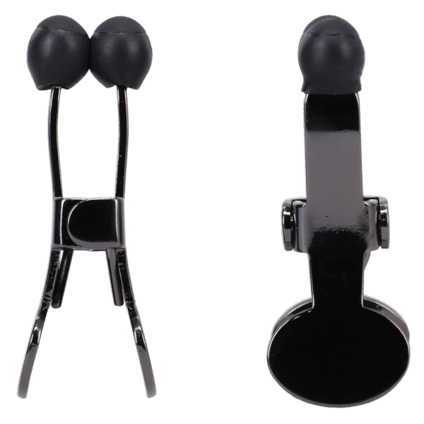 Nippers - RVS Nipple Klemmen met Silicone Tip - Zwart - Afbeelding 3
