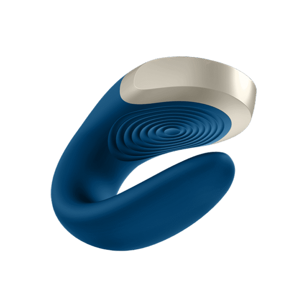 Double Love - Luxe Partner Vibrator - Blauw - Afbeelding 3