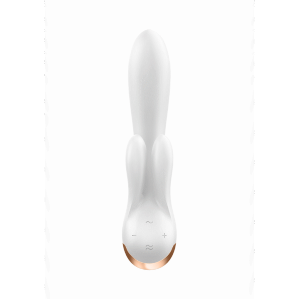 Dubbele Flex - Rabbit Vibrator - Wit - Afbeelding 3