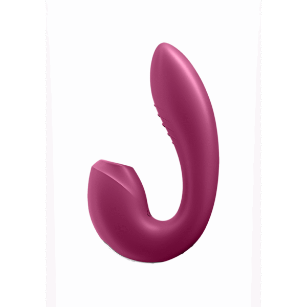 Sunray - Insteekbare Dubbele Luchtpuls Vibrator - Berry - Afbeelding 3