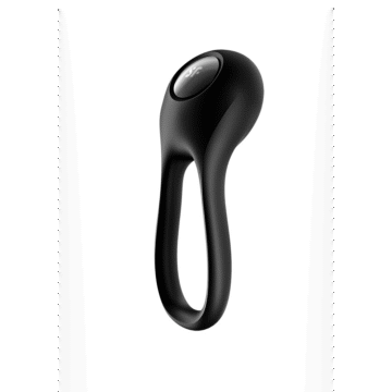Majestic Duo - Dubbele Strap Vibrerende Cockring - Zwart