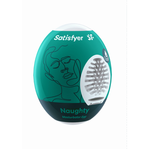 Naughty - Masturbator Egg - Donkergroen