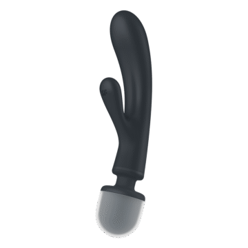 Triple Lover - Hybride Wand Vibrator - Grijs