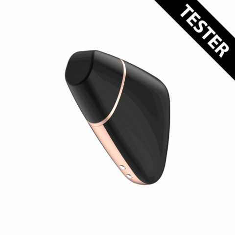 Liefdesdriehoek Luchtpulstimulator en Vibratie - Zwart - Tester