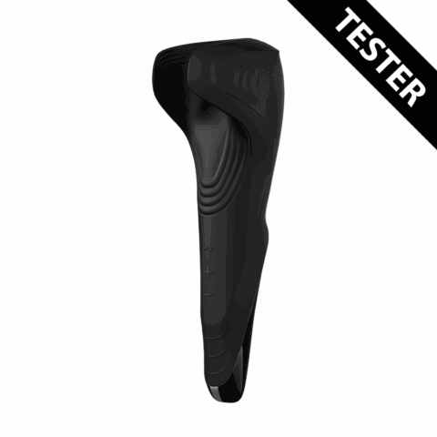 Mannen Wand Vibrator - Zwart - Tester