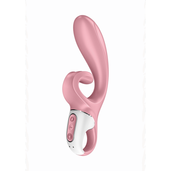 Hug Me - Rabbit Vibrator met Tongue Tip voor Clitoris Stimulatie - Roze