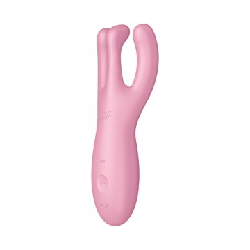 Threesome 4Plus - Lay-on Vibrator met App - Roze