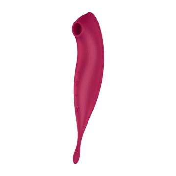 Twirling Pro - Tip Vibrator met App - Donkerrood