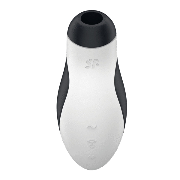 Orca - Air Pulse Stimulator en Vibrator - Zwart/Wit - Afbeelding 3