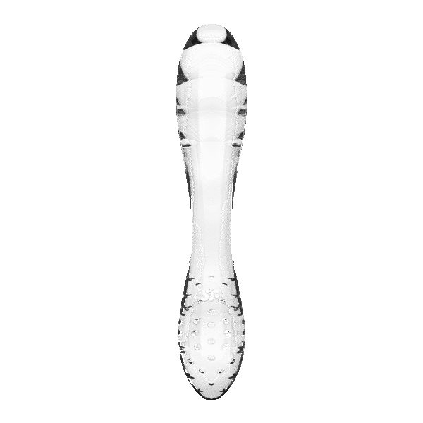 Dazzling Crystal 1 - Glas Dildo - Transparant - Afbeelding 3