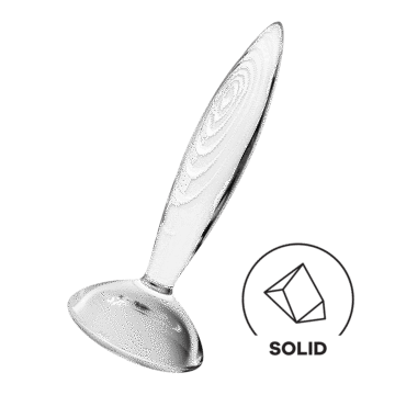 Sprankelend Kristal - Glazen Dildo - Transparant