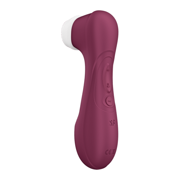 Pro 2 Generatie 3 - Double Air Pulse Vibrator - Liquid Air - Wijnrood - Afbeelding 3