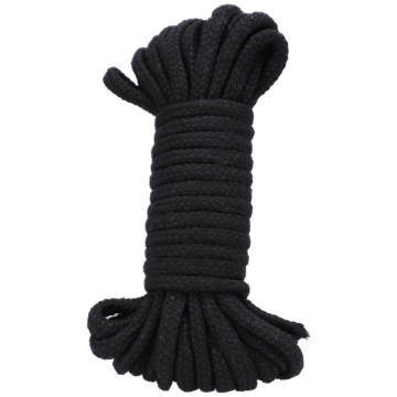 Katoenen Touw - 32 ft - Zwart
