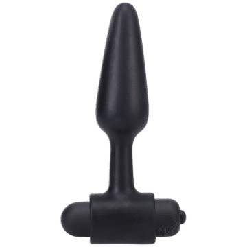 Vibrerende Butt Plug - 4 / 10 cm - Zwart