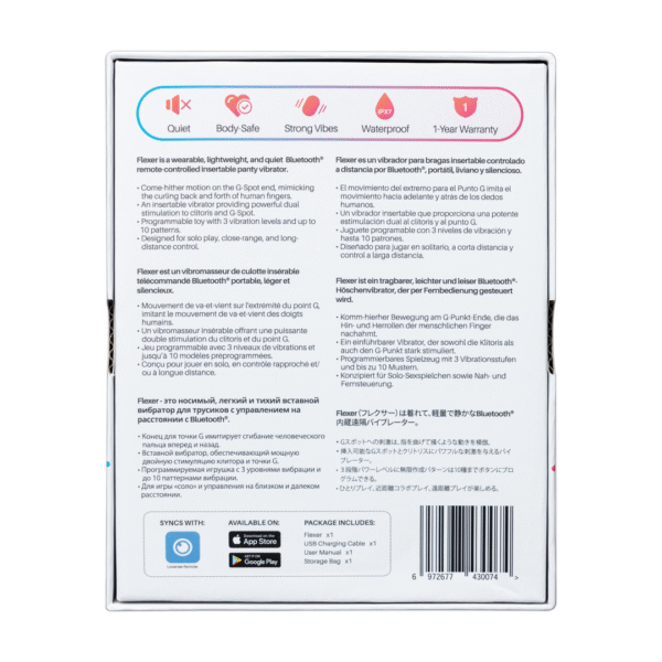 Flexer - Bluetooth Draagbare Vinger Vibrator - Roze - Afbeelding 3