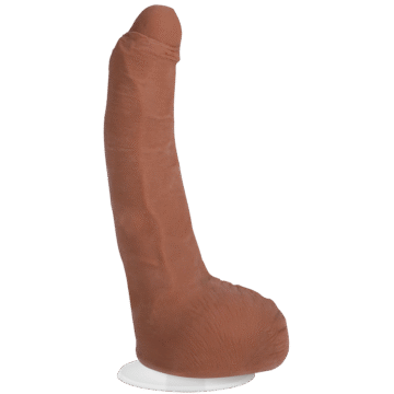 Leo Vice - ULTRASKYN - met Verwijderbare Zuignap - 6 / 15 cm - Caramel