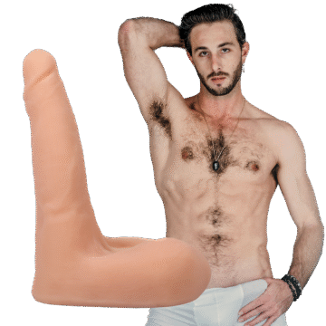 Lucas Frost - Realistische ULTRASKYN Dildo - 7 / 18 cm - Vanilla