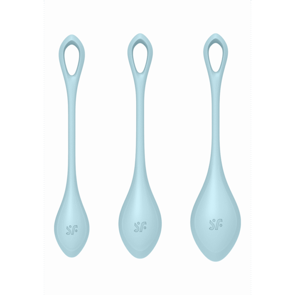Yoni Power 2 - Kegel Balls Set - Lichtblauw - Afbeelding 3