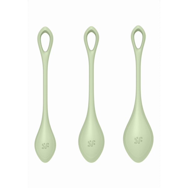 Yoni Power 2 - Kegel Balls Set - Lichtgroen - Afbeelding 3