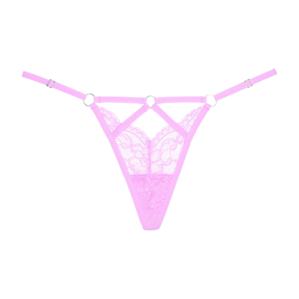Niet Storen - Kanten String - OS - Roze - Afbeelding 3