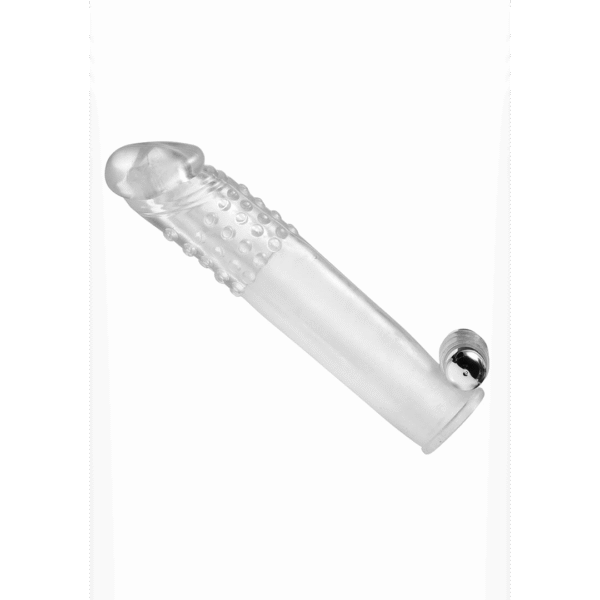 Duidelijke Sensaties - Vibrerende Penis Sleeve met Bullet