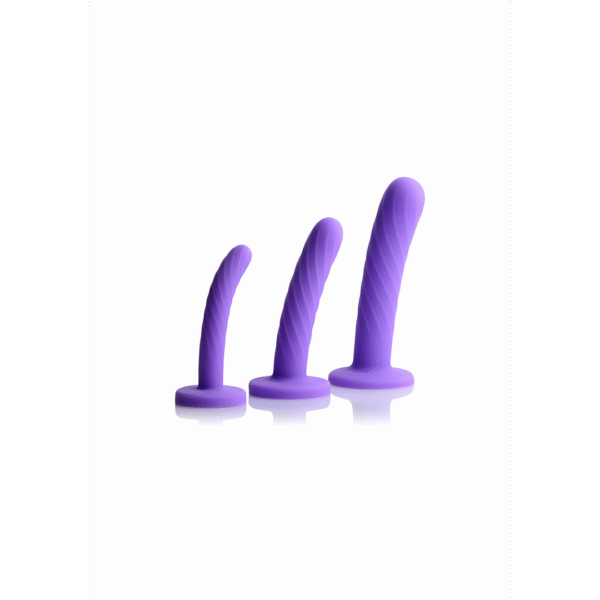 Tri-Play - 3-delige Siliconen Dildo Set