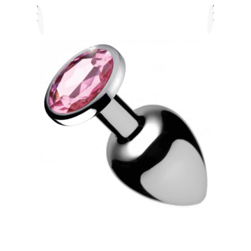 Roze edelsteen - Butt Plug - Groot