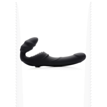 Slim Rider - Ribbed Vibrerende Strapless Strap-On