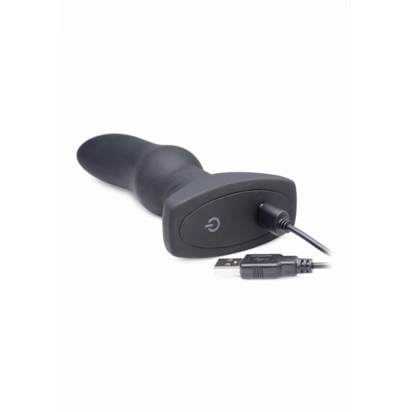 Slim M - Curved Rimming Plug met Afstandsbediening - Afbeelding 3