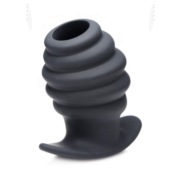Hive Ass Tunnel - Siliconen Geribbelde Holle Anale Plug - Groot