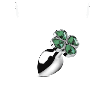 Lucky Clover Gem - Butt Plug - Klein