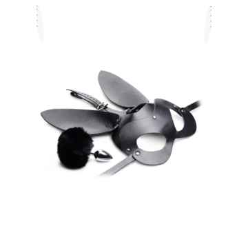 Bunny Tail - Anale Plug en Masker Set