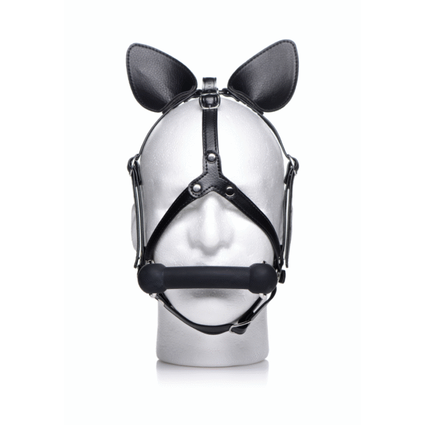 Dark Horse - Pony Hoofbril met Siliconen Bit
