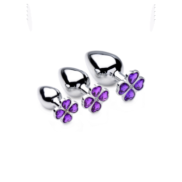 Violet Flower - Butt Plug Set - 3 Stuks