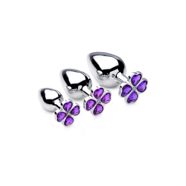 Violet Flower - Butt Plug Set - 3 Stuks