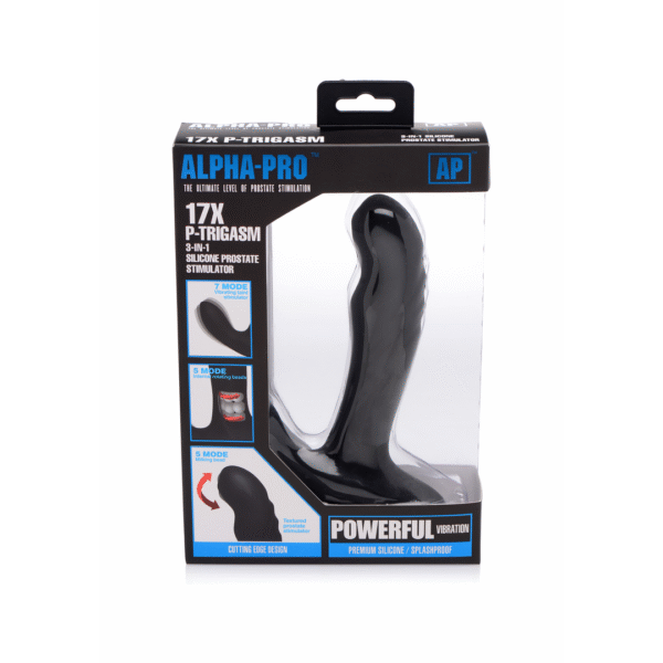 P-Trigasm - 3-In-1 Siliconen Prostaatstimulator - Afbeelding 3