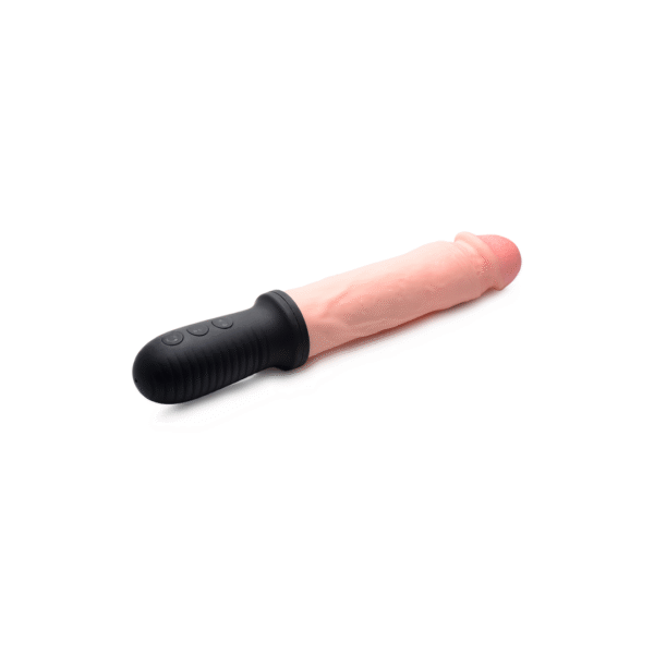 Auto Pounder - Vibrerende en Duwende Dildo met Handvat - Afbeelding 3