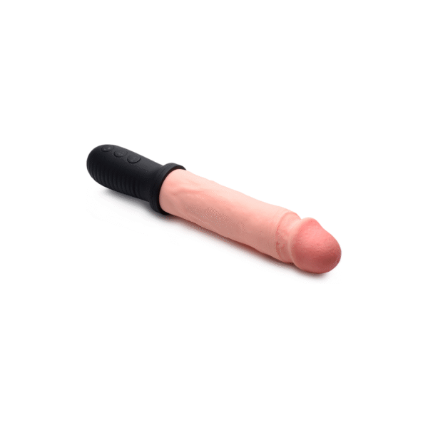 Auto Pounder - Vibrerende en Duwende Dildo met Handvat