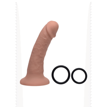 Seducer - Siliconen Dildo met Harness - 7 / 18 cm