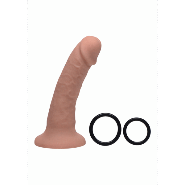 Seducer - Siliconen Dildo met Harness - 7 / 18 cm