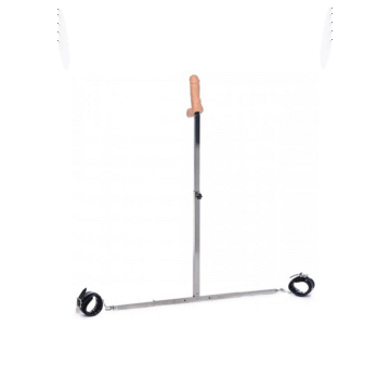 Squat - Spreader Bar met Enkelmanchetten en Anale Dildo